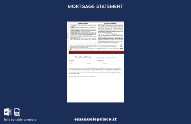 estratto conto mutuo bancario Rakbank Elite degli Emirati Arabi Uniti in stile 1